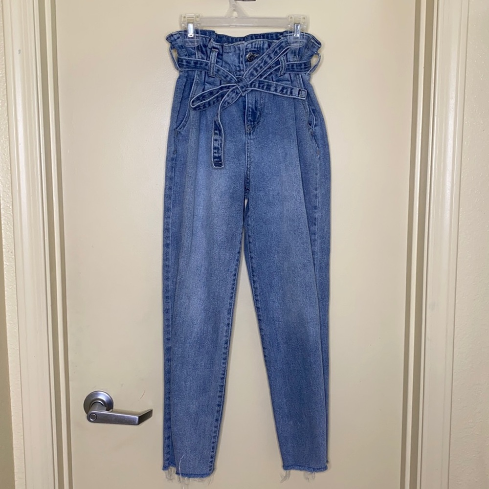 Wild Fable High Rise Paper Bag Jeans